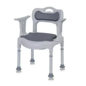 Comodidad y seguridad: respaldo y asiento acolchados, altura regulable, reposabrazos extraíbles.