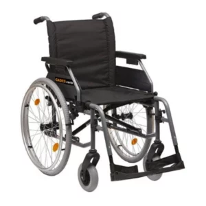 Silla de ruedas plegable de acero GADES 45cm