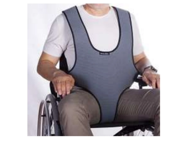 Chaleco pélvico con cierre tridente