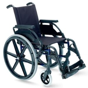 Silla de ruedas plegable de acero BREEZY Premium