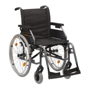 Silla de ruedas plegable de acero GADES 45cm